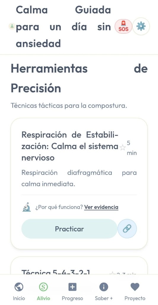 Técnicas de Alivio